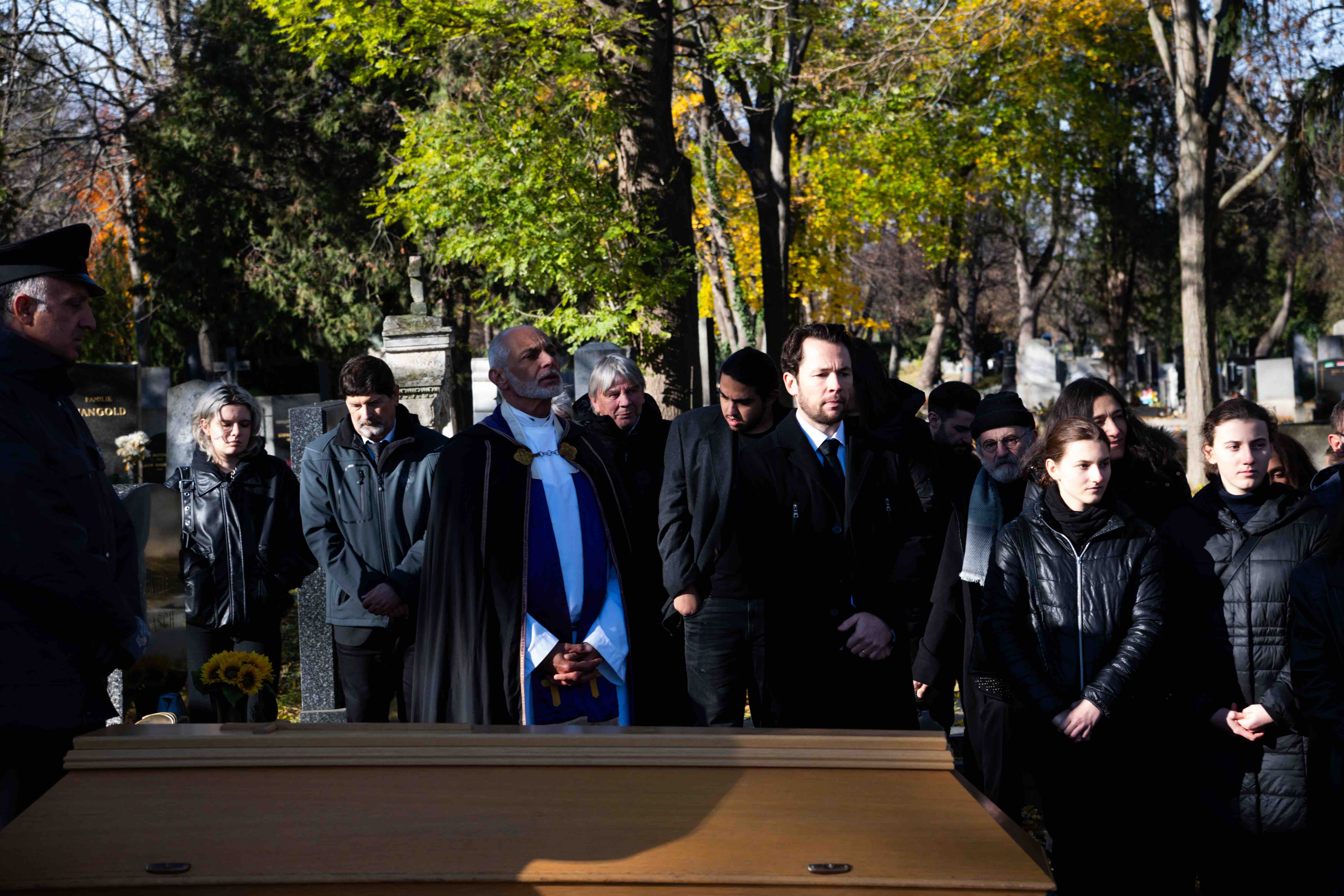 Setfoto von Sterben für Anfänger - Grab